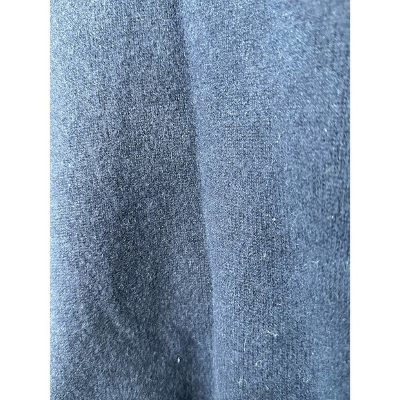 J. McLaughlin Size M Navy 100% Cashmere 1/2 Zip Pullover - Picture 5 of 5